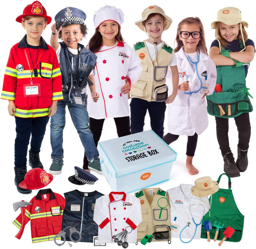 Bintiva Deluxe Trunk 6 In 1 Toddler Costume Set – SchoolOutlet Bintiva Deluxe Trunk 6 In 1 Toddler Costume Set – SchoolOutlet