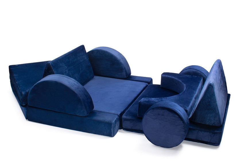 Bintiva Modular Children’s Sofa Set (SC - MODSOFA - BLU - BT) - SchoolOutlet