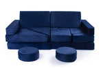 Bintiva Modular Children’s Sofa Set (SC - MODSOFA - BLU - BT) - SchoolOutlet
