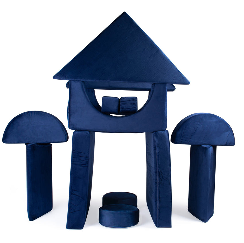 Bintiva Modular Children’s Sofa Set (SC - MODSOFA - BLU - BT) - SchoolOutlet