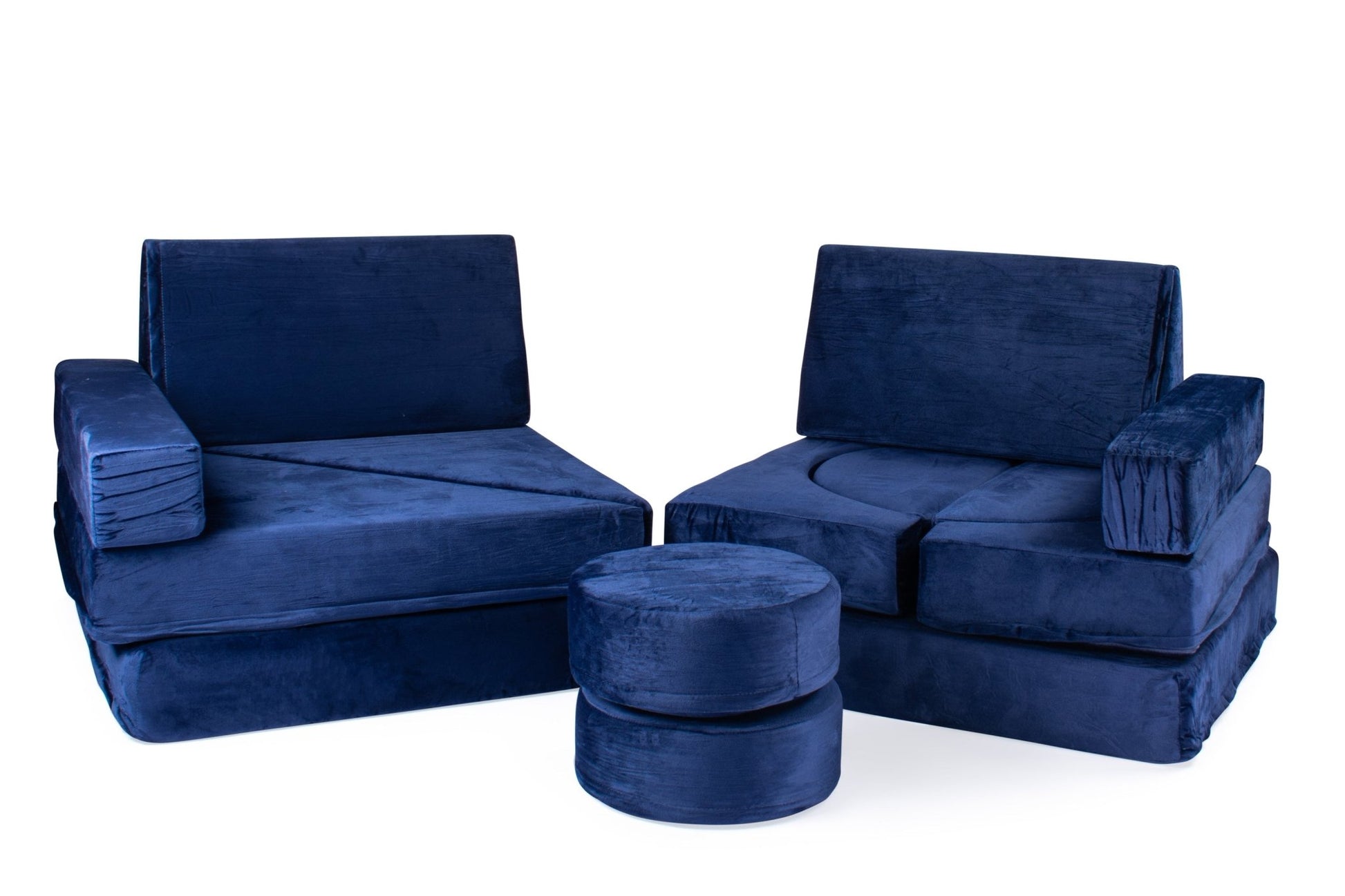 Bintiva Modular Children’s Sofa Set (SC - MODSOFA - BLU - BT) - SchoolOutlet