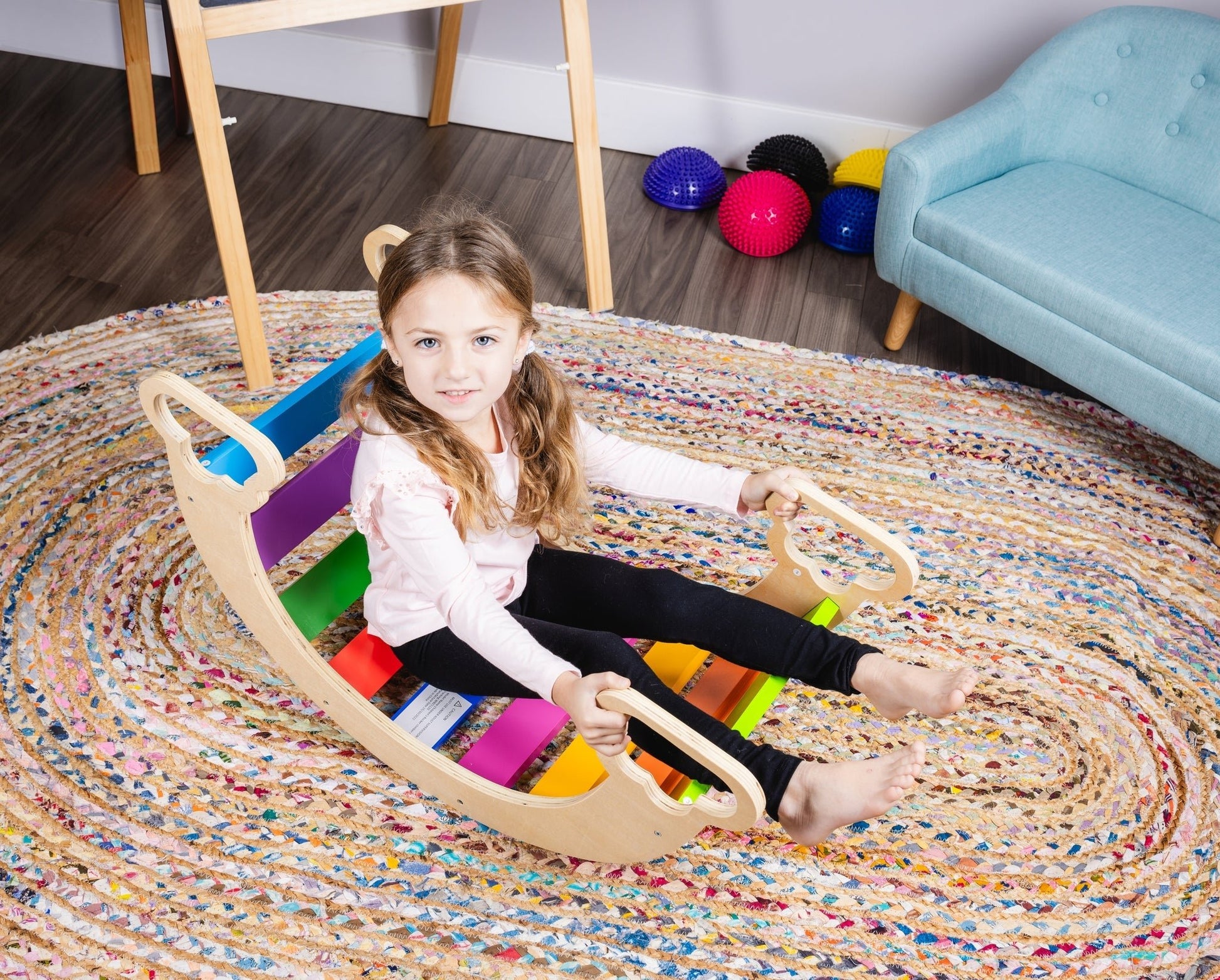 Bintiva Preschool Climber & Rocker | Educational Sensory Toy – SchoolOutlet