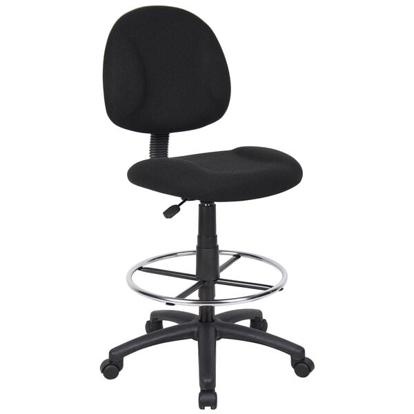 Boss Armless Drafting Stool with Footring (B1615) - SchoolOutlet