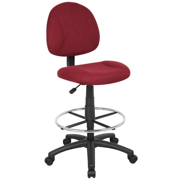 Boss Armless Drafting Stool with Footring (B1615) - SchoolOutlet
