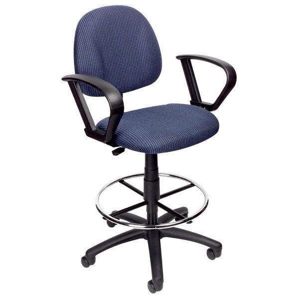 Boss Drafting Stool with Footring and Loop Arms (B1617) - SchoolOutlet