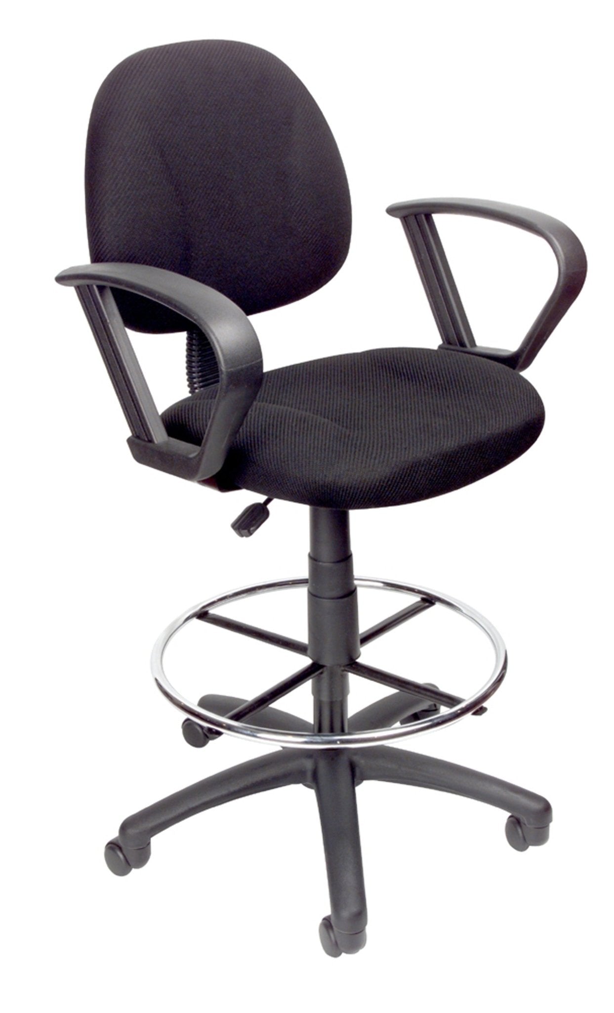 Boss Drafting Stool with Footring and Loop Arms (B1617) - SchoolOutlet