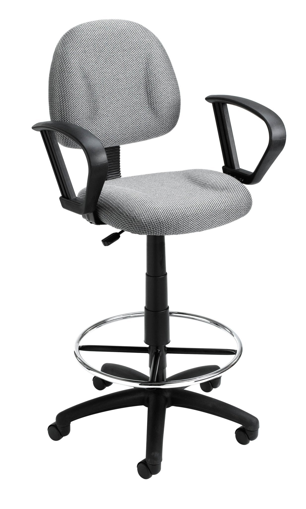 Boss Drafting Stool with Footring and Loop Arms (B1617) - SchoolOutlet