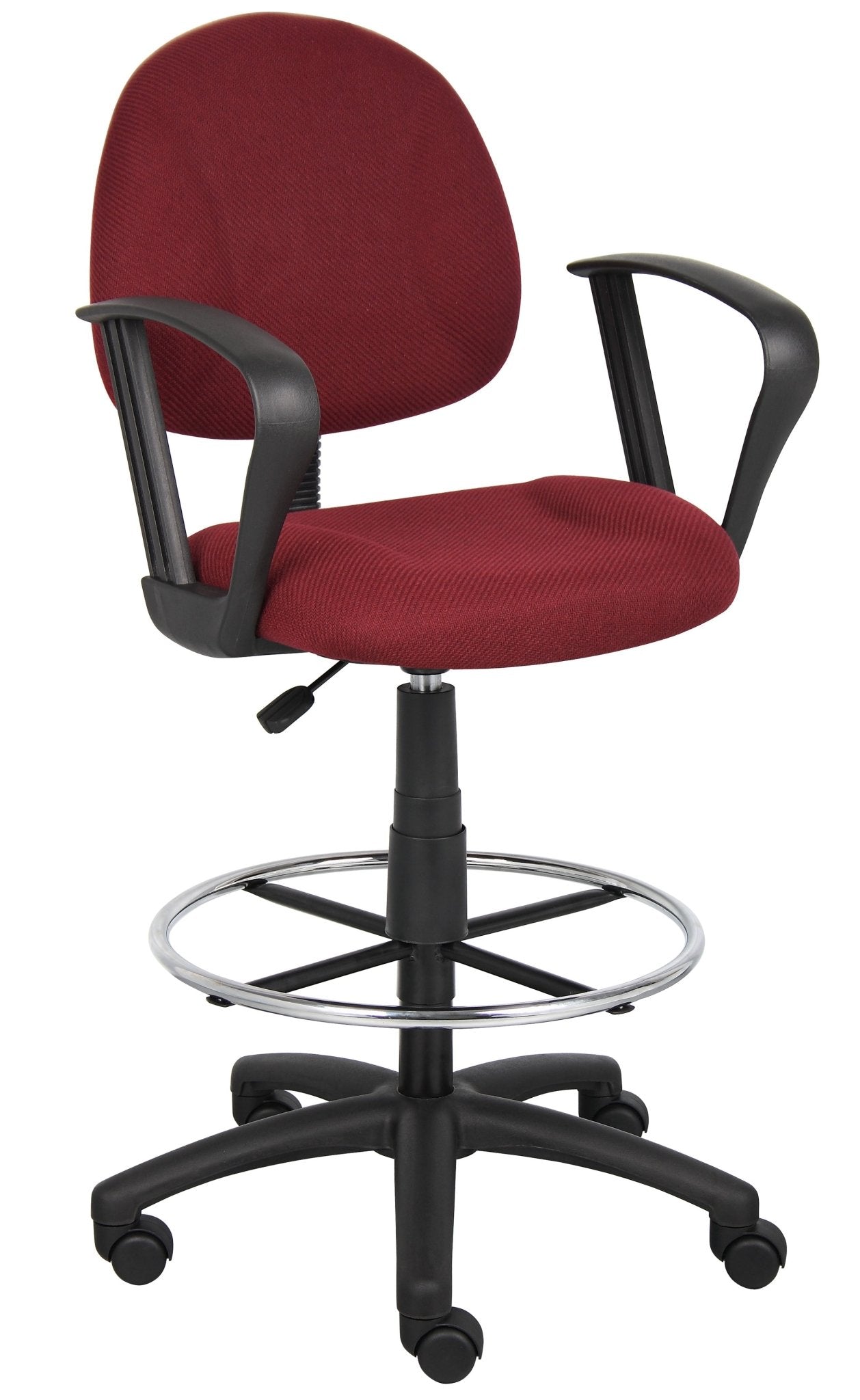 Boss Drafting Stool with Footring and Loop Arms (B1617) - SchoolOutlet