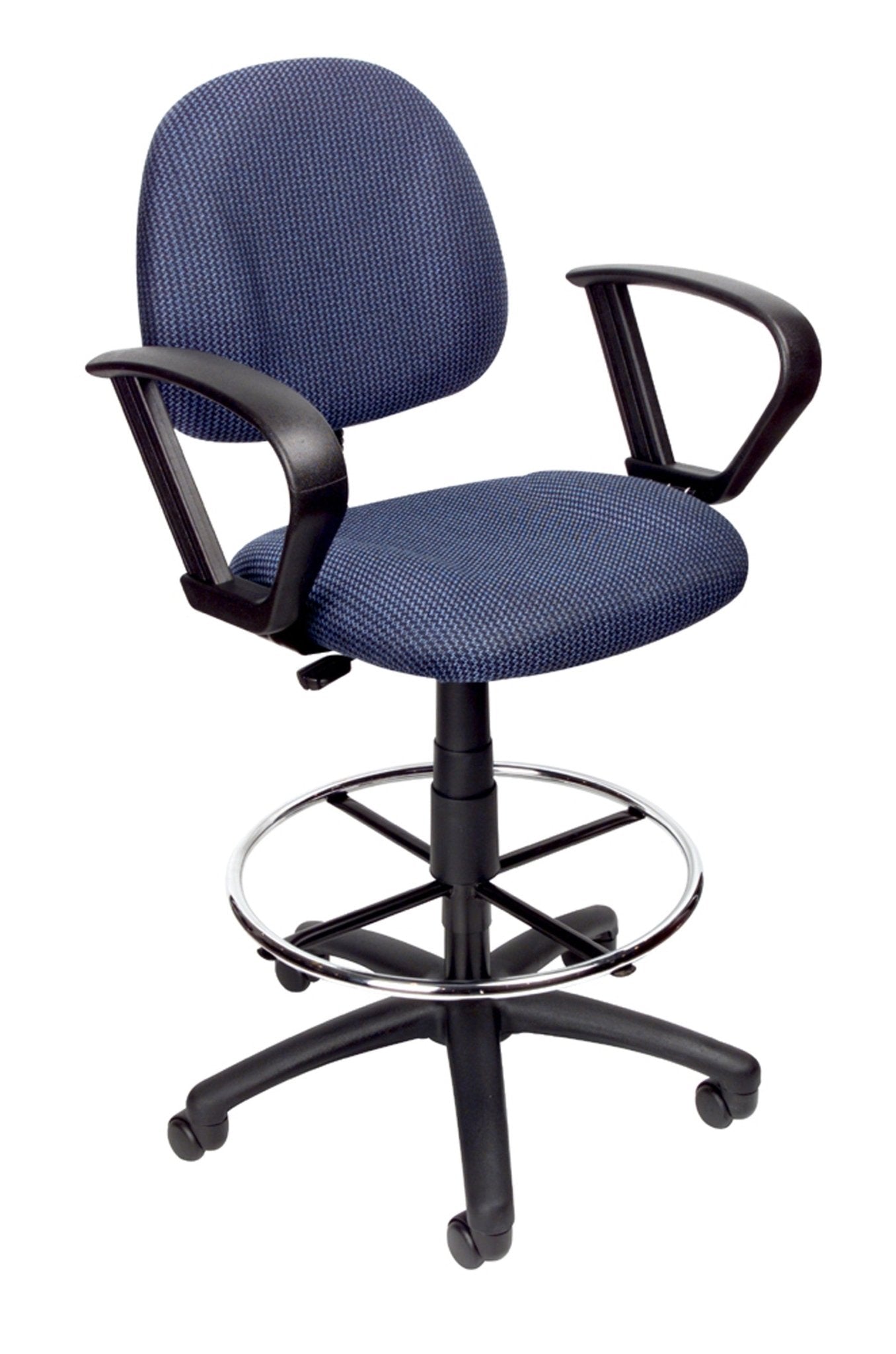 Boss Drafting Stool with Footring and Loop Arms (B1617) - SchoolOutlet
