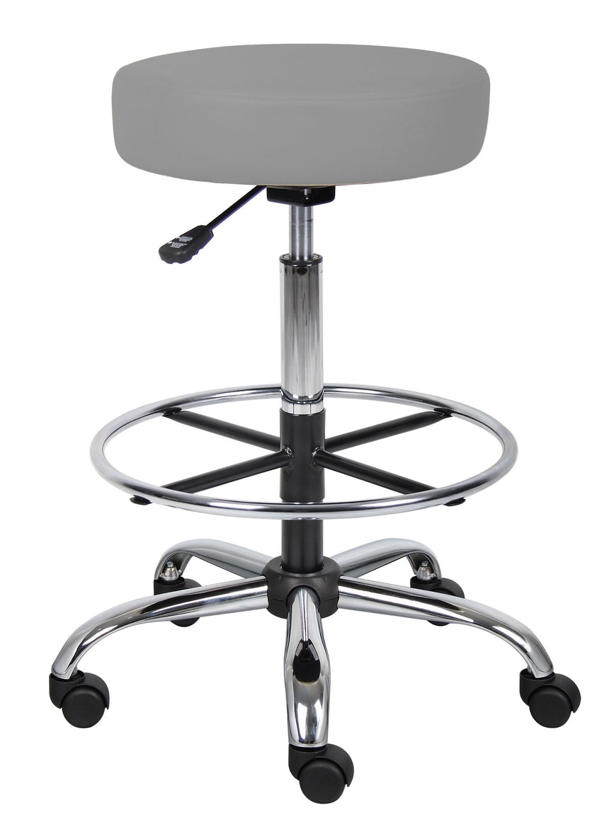 Boss Caressoft Medical / Drafting Stool (B16240) - SchoolOutlet