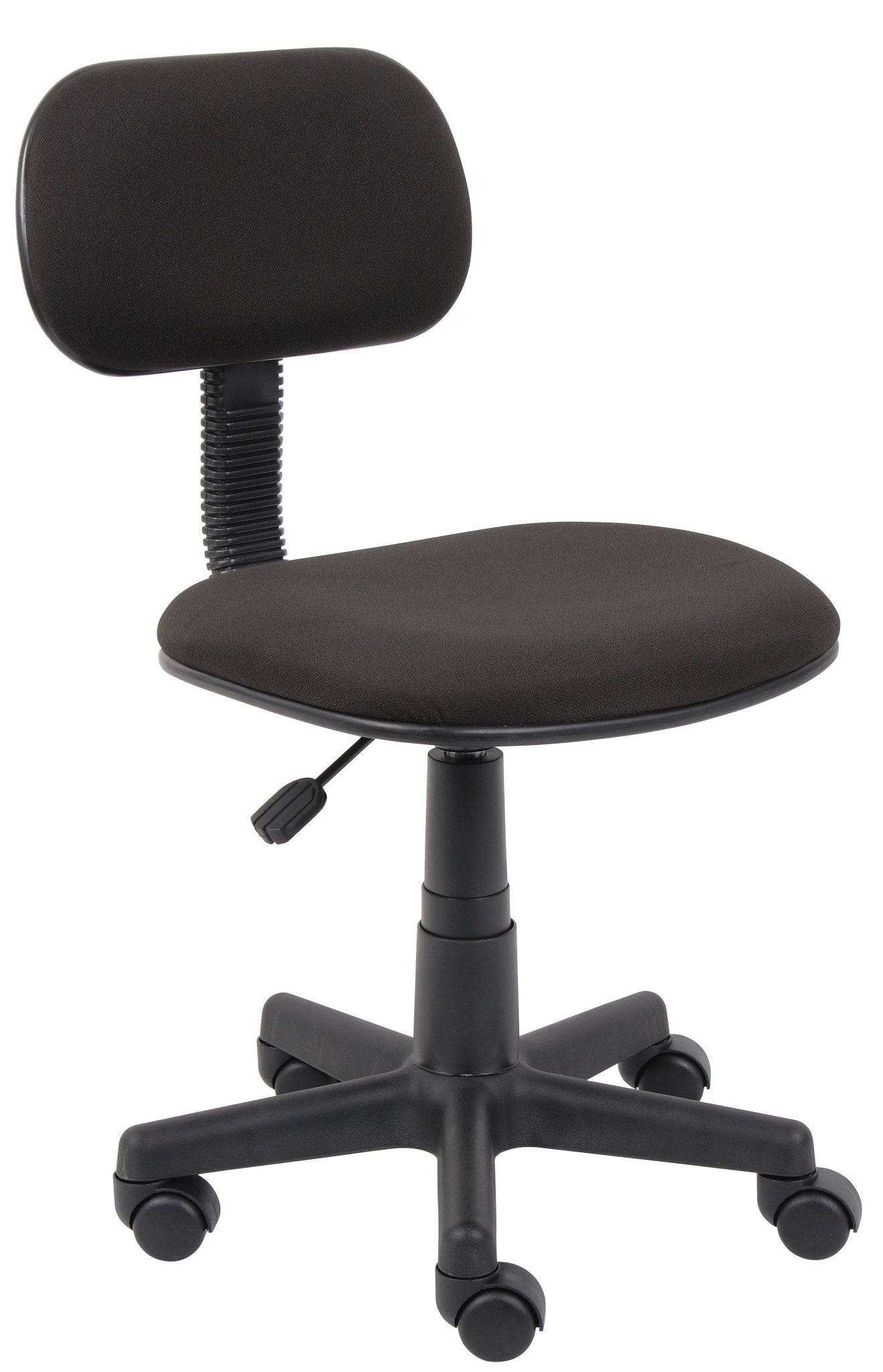 Boss Fabric Steno Chair, Black (B205) - SchoolOutlet