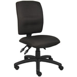 Boss Fabric Multi - Function Task Chair, Black (B3035) - SchoolOutlet