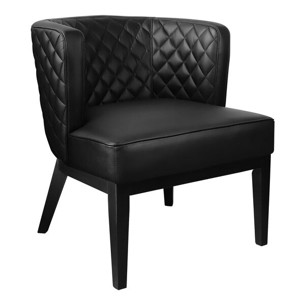 Boss Ava Contemporary Guest, Accent Chair or dining chair (B529BK) - SchoolOutlet