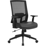 Boss Mesh Back Task Chair with Casters, Black (B6044AM) - SchoolOutlet