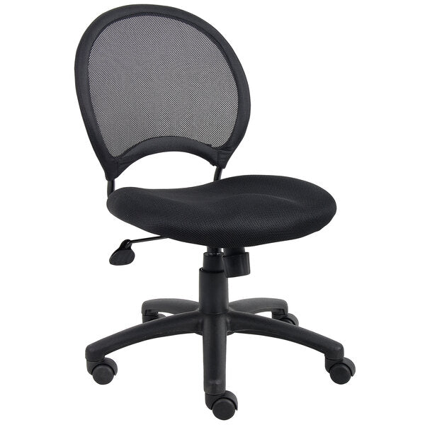 Boss Mesh Chair, Black (B6215) - SchoolOutlet