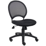 Boss Mesh Chair, Black (B6215) - SchoolOutlet