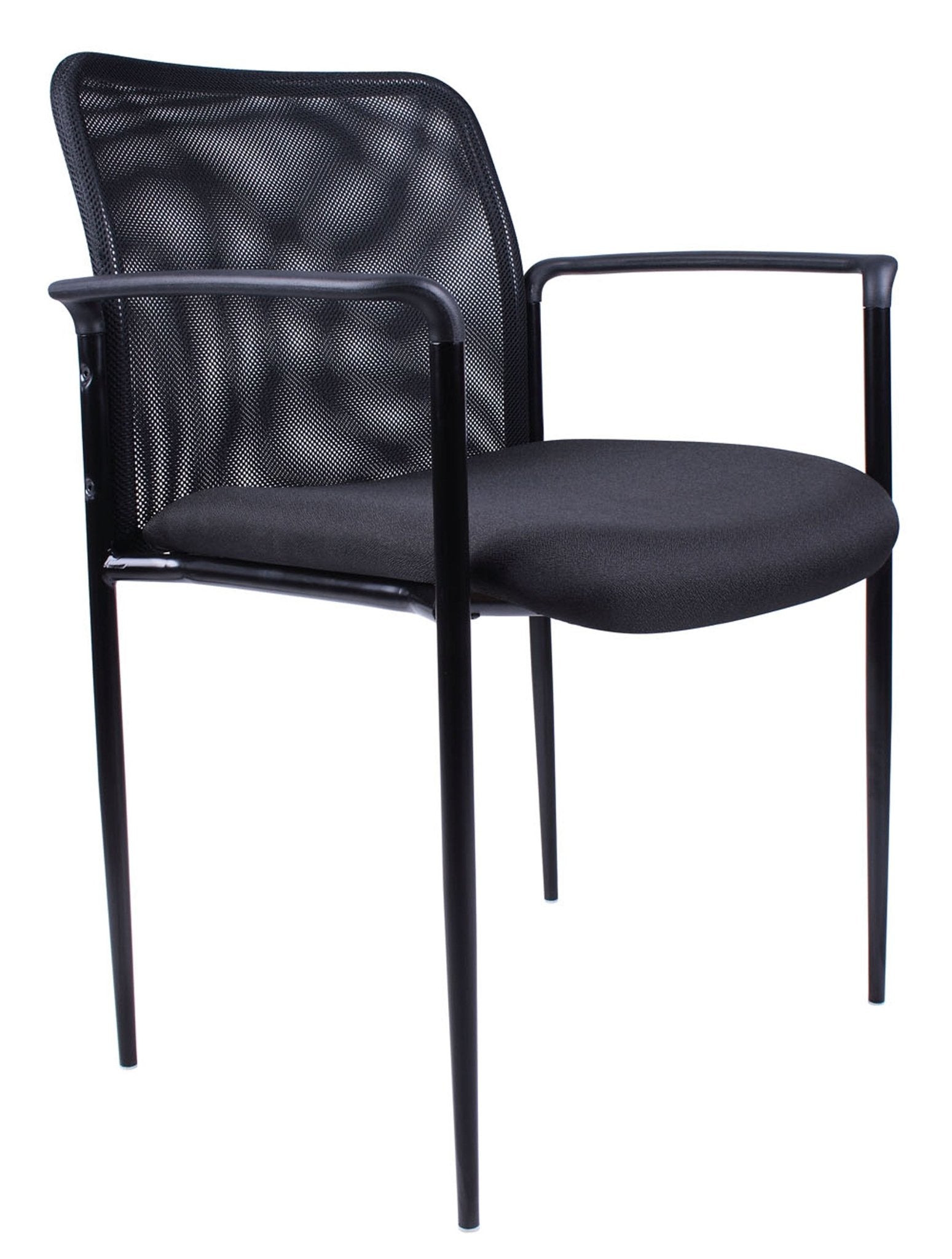 Boss Mesh Stackable Guest Chair with Arms (B6909) - SchoolOutlet