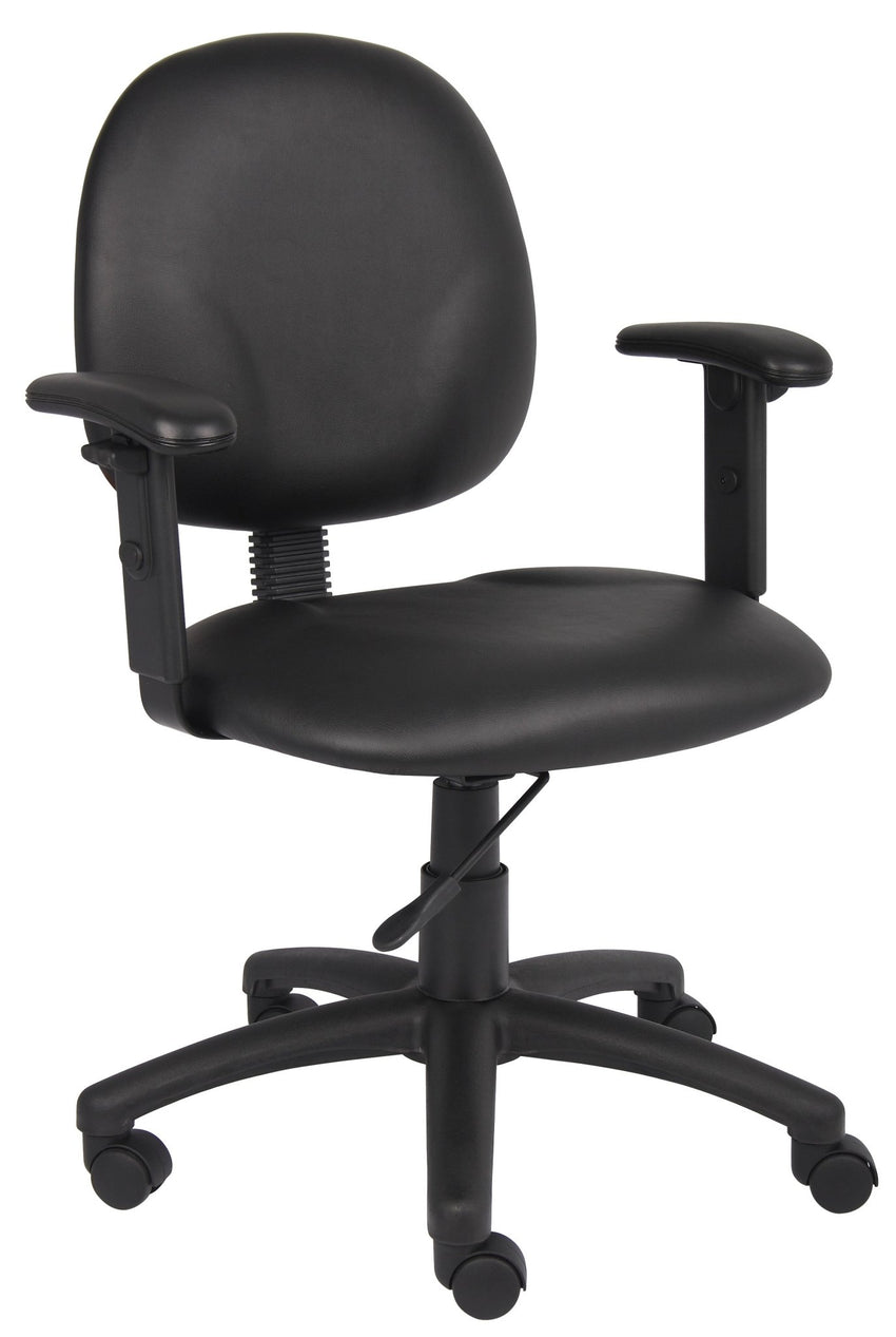 Boss Diamond Task Chair with Adjustable Arms (B9091) - SchoolOutlet