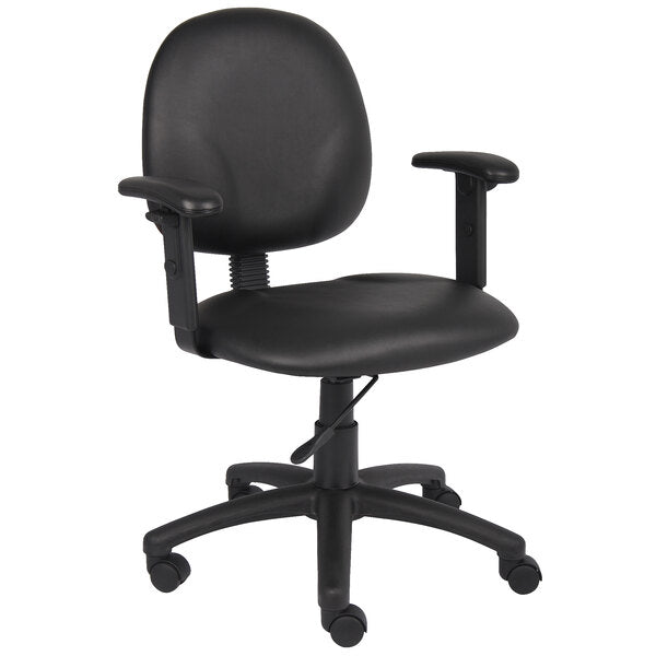 Boss Diamond Task Chair with Adjustable Arms (B9091) - SchoolOutlet