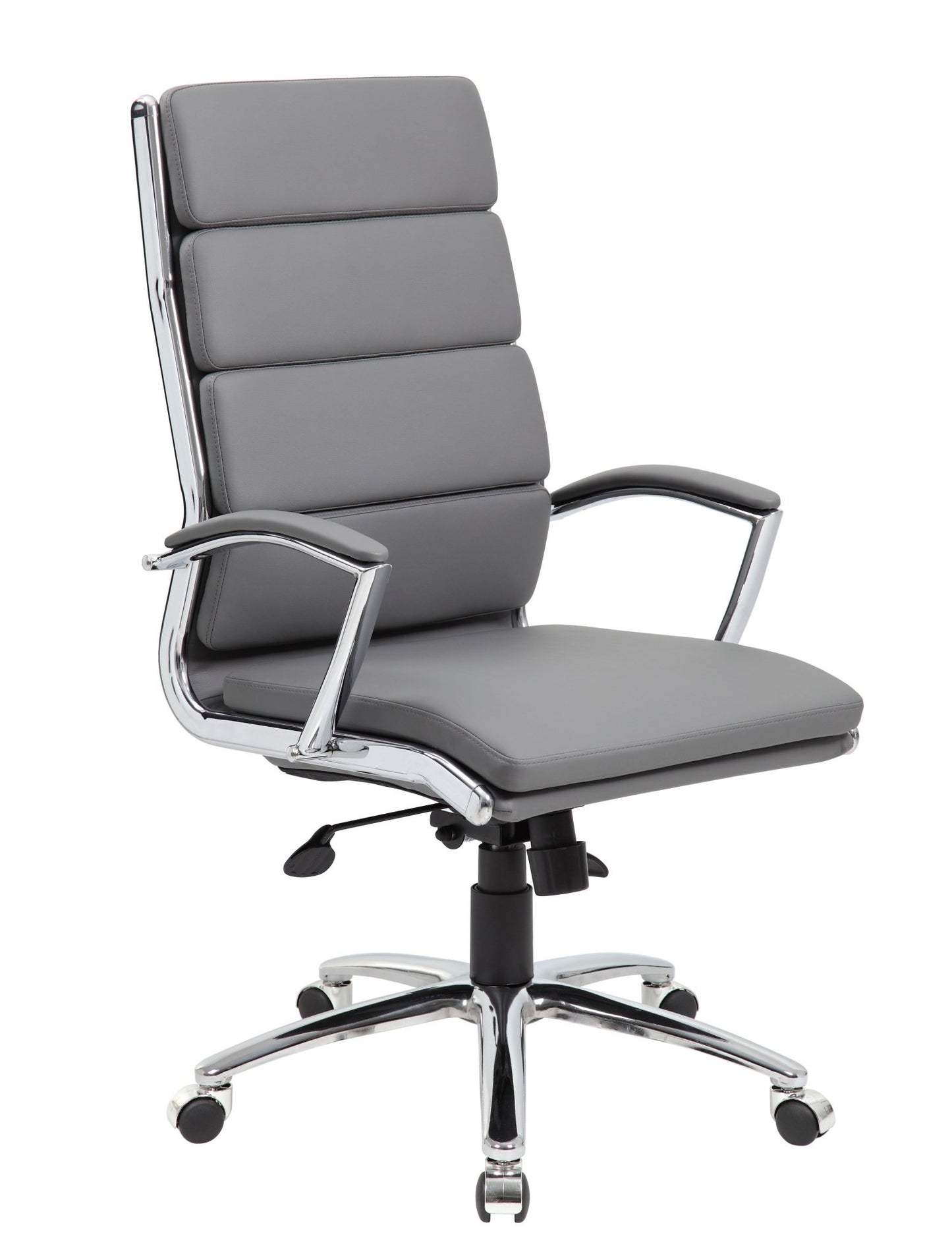 Boss Beige CaressoftPlus Vinyl High - Back Executive Chair (B9471) - SchoolOutlet
