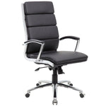 Boss Beige CaressoftPlus Vinyl High - Back Executive Chair (B9471) - SchoolOutlet