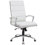 Boss Beige CaressoftPlus Vinyl High - Back Executive Chair (B9471) - SchoolOutlet