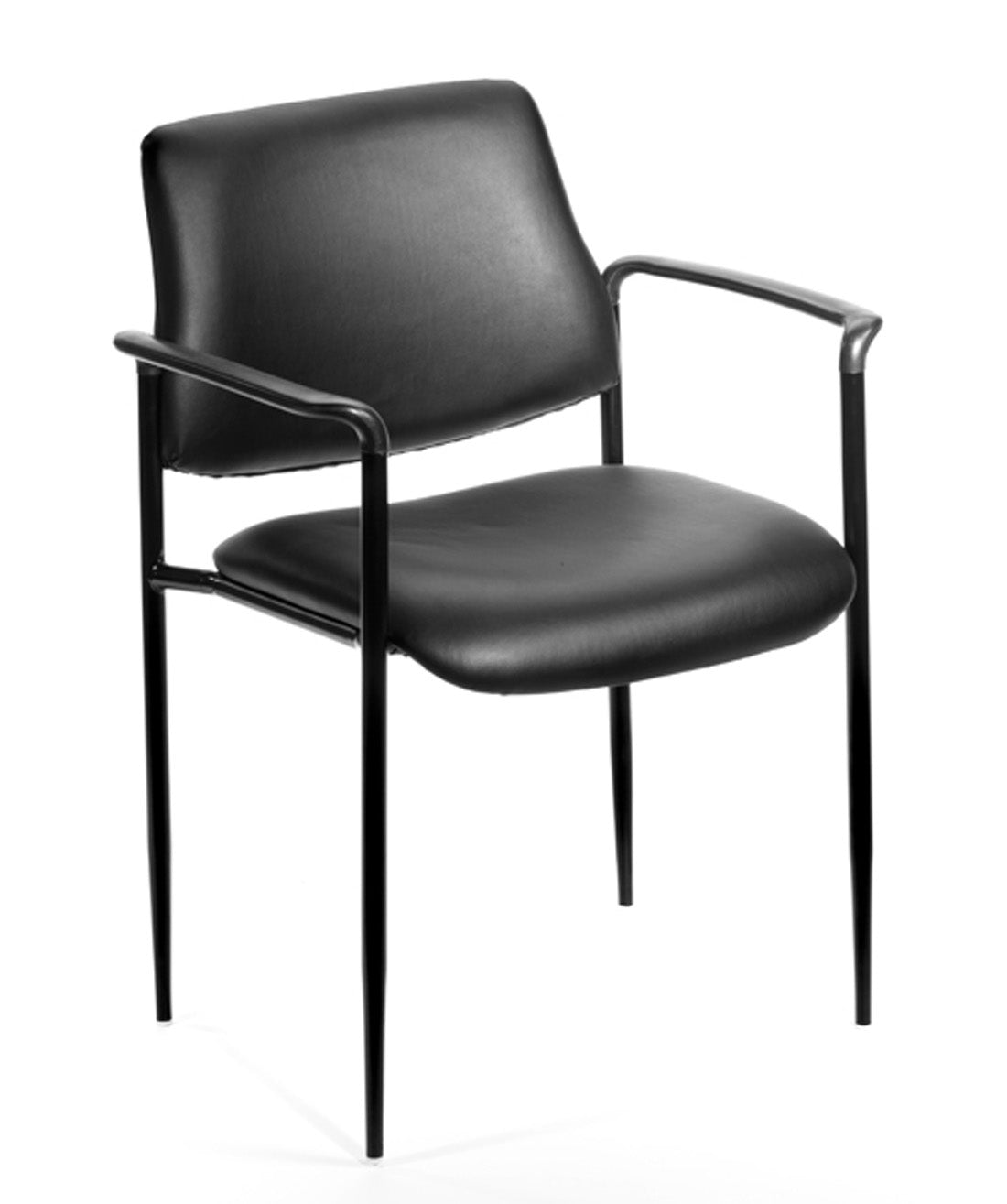 Boss Square Back Diamond Stacking Chair with Arm (B9503) - SchoolOutlet