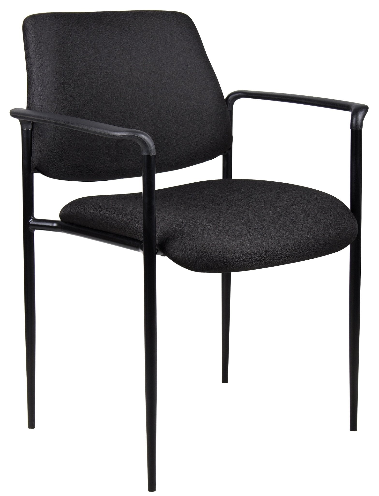 Boss Square Back Diamond Stacking Chair with Arm (B9503) - SchoolOutlet