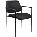 Boss Square Back Diamond Stacking Chair with Arm (B9503) - SchoolOutlet