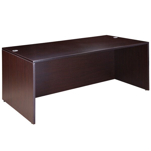 Boss Laminate Desk Shell, 71"W x 36"D x 29"H (N101) - SchoolOutlet