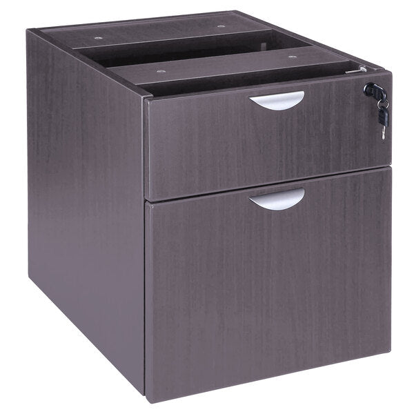 Boss Laminate Hanging Pedestal Letter File Cabinet, 16"W x 18"D x 19"H (N108) - SchoolOutlet