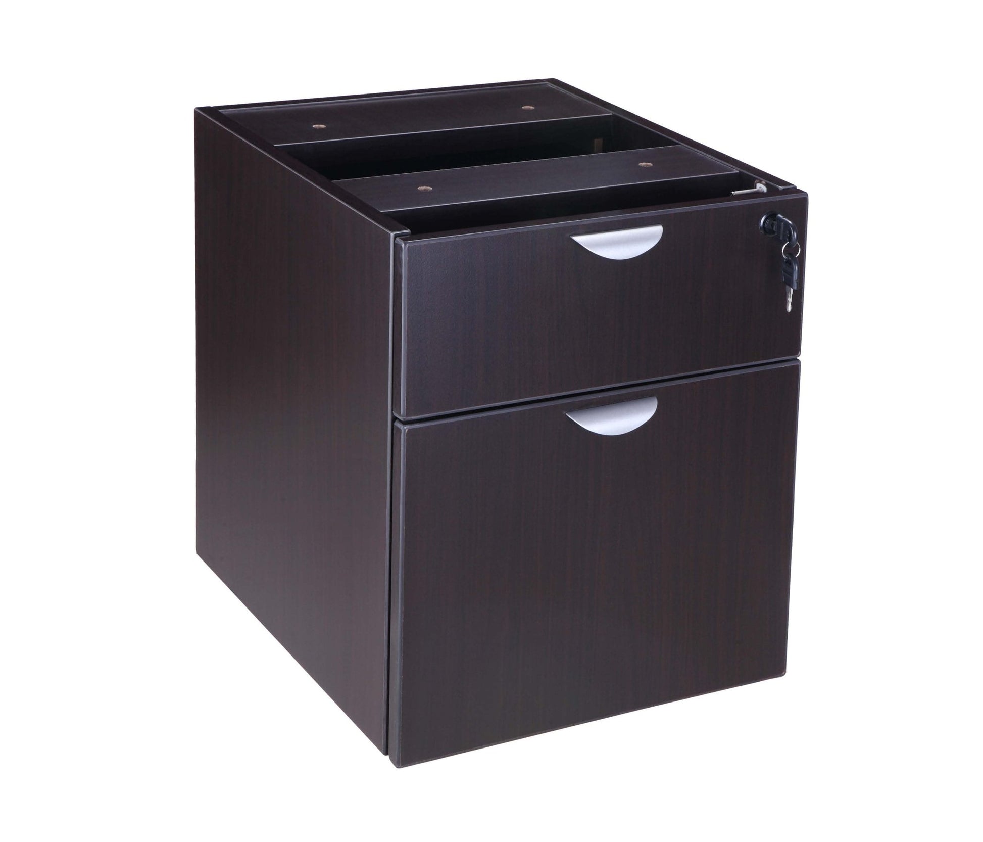 Boss Laminate Hanging Pedestal Letter File Cabinet, 16"W x 18"D x 19"H (N108) - SchoolOutlet