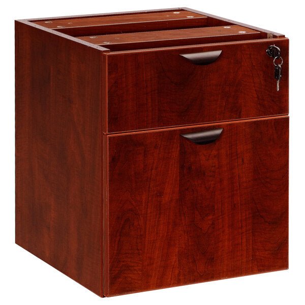 Boss Laminate Hanging Pedestal Letter File Cabinet, 16"W x 18"D x 19"H (N108) - SchoolOutlet