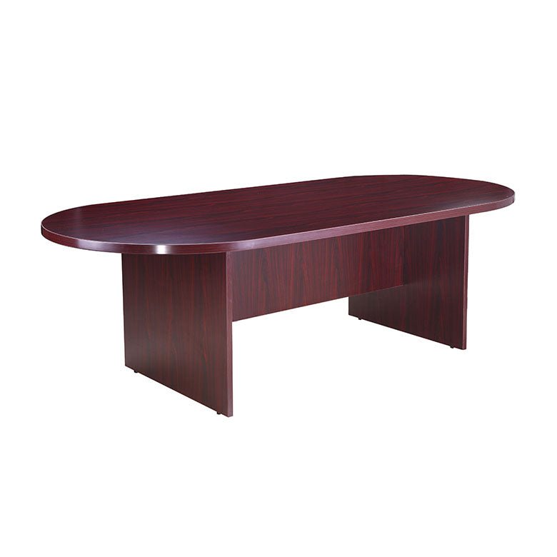 Boss Race Track Conference Table, 95"W x 43"D x 29.5"H (N135) - SchoolOutlet