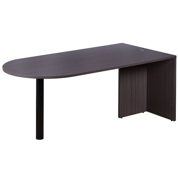 Boss Bullet Desk, 71"W x 35"D x 29"H (N147) - SchoolOutlet