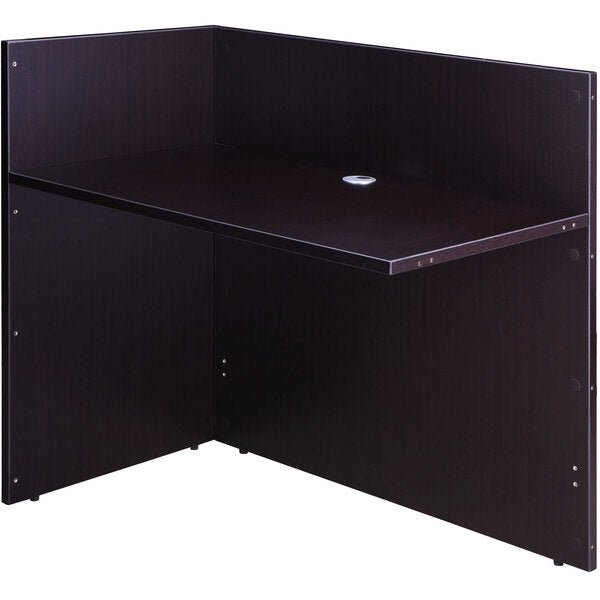 Boss Reversible Reception Return Desk, 42"W x 24"D x 29"H (N180) - SchoolOutlet