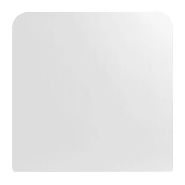 Boss Clear Plexiglass Sneeze Guard Panel, Clear 24"W x 24H" 6MM Thick (NP03) - SchoolOutlet