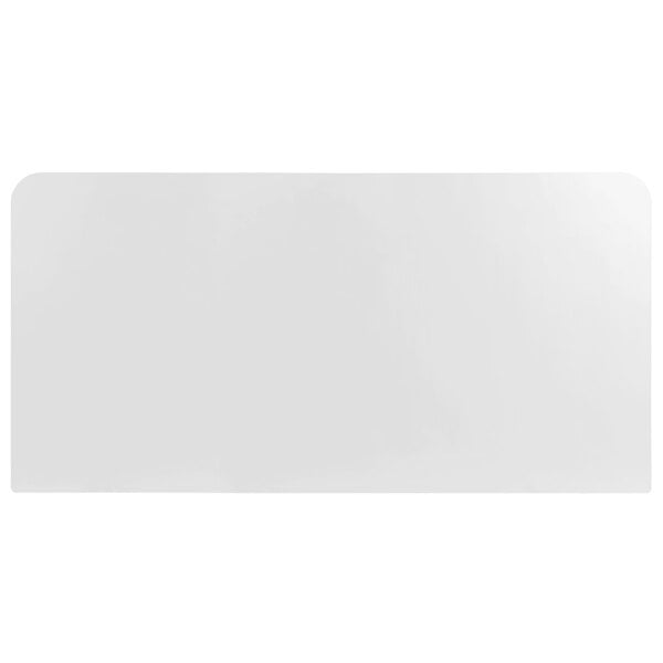 Boss Clear Plexiglass Sneeze Guard Panel, Clear 48"W x 24H" 6MM Thick (NP07) - SchoolOutlet