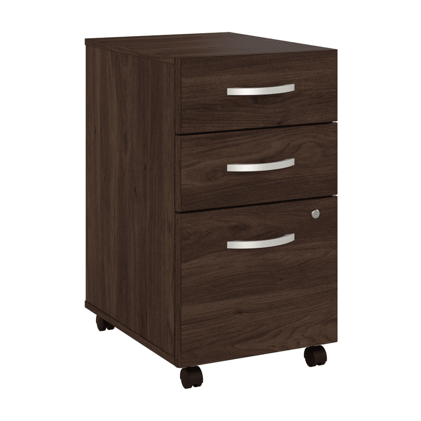 Bush Furniture 3 Drawer Mobile File Cabinet - Compact Office Storage Solution (SCF216X) - SchoolOutlet