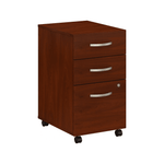 Bush Furniture 3 Drawer Mobile File Cabinet - Compact Office Storage Solution (SCF216X) - SchoolOutlet