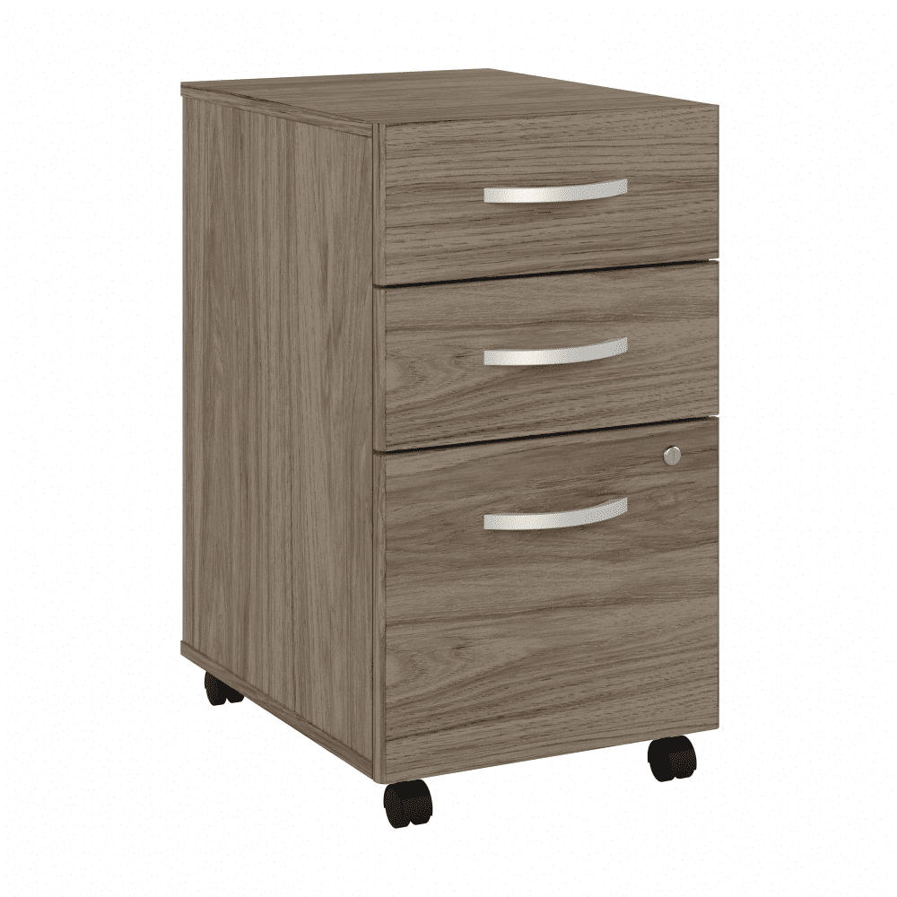 Bush Furniture 3 Drawer Mobile File Cabinet - Compact Office Storage Solution (SCF216X) - SchoolOutlet