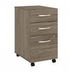 Bush Furniture 3 Drawer Mobile File Cabinet - Compact Office Storage Solution (SCF216X) - SchoolOutlet