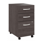 Bush Furniture 3 Drawer Mobile File Cabinet - Compact Office Storage Solution (SCF216X) - SchoolOutlet