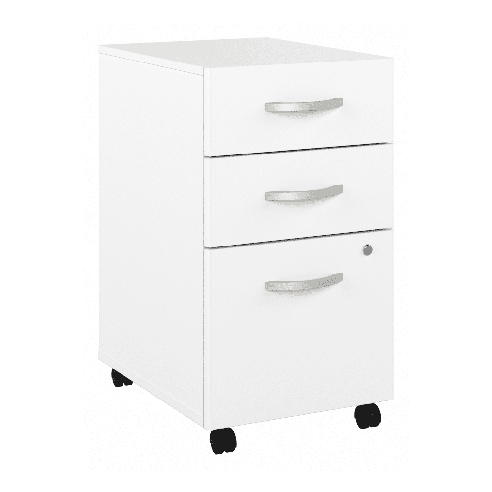 Bush Furniture 3 Drawer Mobile File Cabinet - Compact Office Storage Solution (SCF216X) - SchoolOutlet