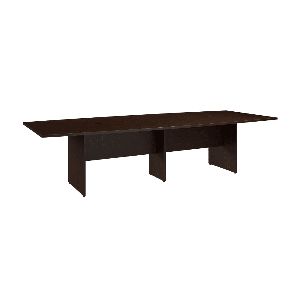 Bush Furniture 120 - inch Office Conference Table with Wood Base (99TB12048X) - SchoolOutlet