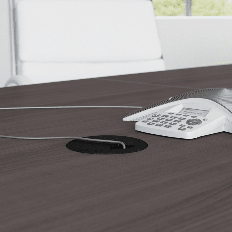 Bush Furniture 96 - inch Office Conference Table with Wood Base (99TB9642X) - SchoolOutlet