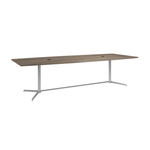 Bush Furniture 120 - inch Office Conference Table with Metal Base (99TBM120X) - SchoolOutlet