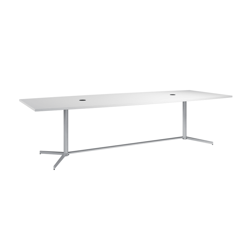 Bush Furniture 120 - inch Office Conference Table with Metal Base (99TBM120X) - SchoolOutlet