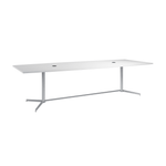 Bush Furniture 120 - inch Office Conference Table with Metal Base (99TBM120X) - SchoolOutlet