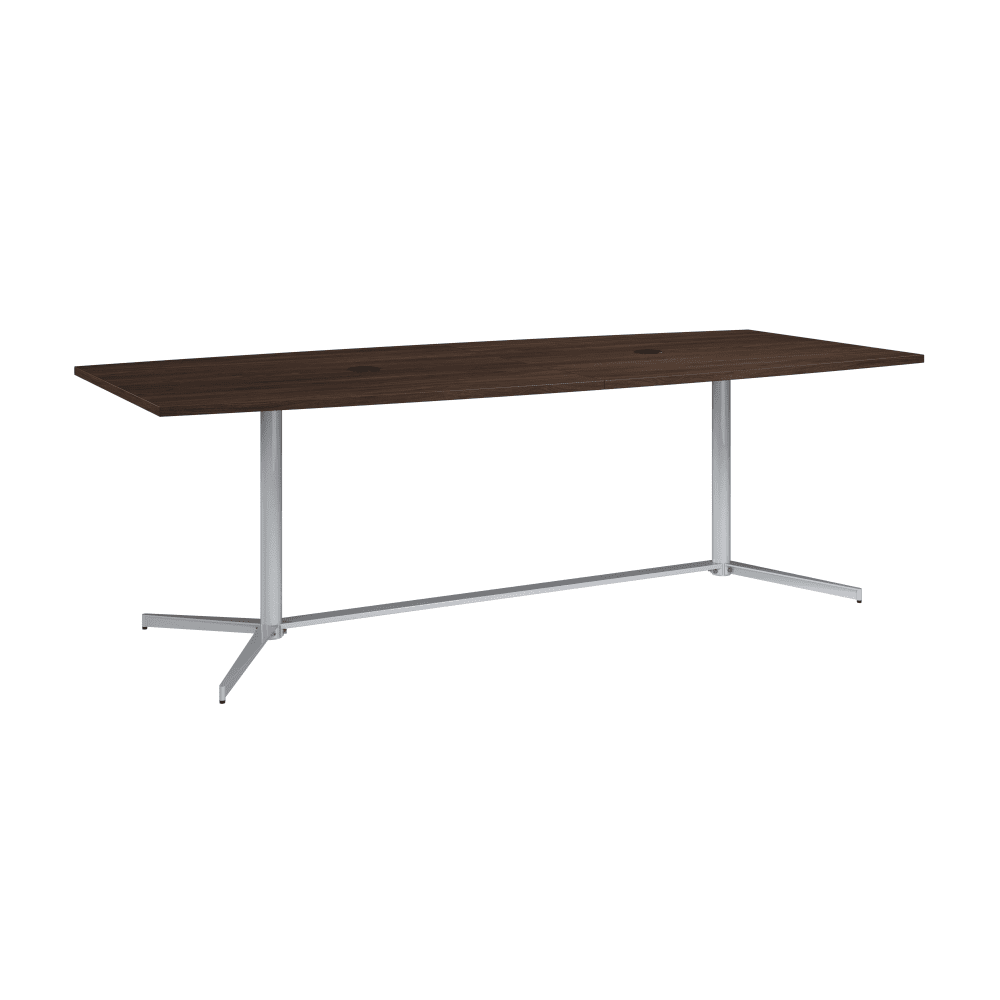 Bush Furniture 96 - inch Office Conference Table with Metal Base (99TBM96X) - SchoolOutlet